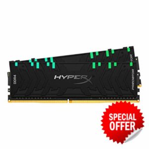 HyperX Predator HX446C19PB3AK2/16 Memory 4600 MHz DDR4 CL19 DIMM XMP 16 GB Kit (2x8 GB) RGB