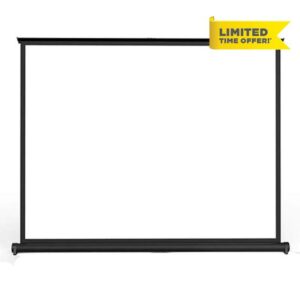 Projector Screen 50 Inch Foldable Desktop Mini 16:10 Projector Projection Home Theater Movie Portable Projector Screen (Color : White