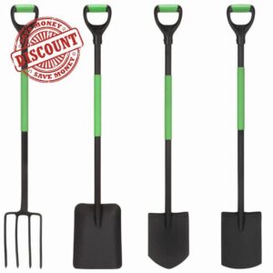 Nice Cool-4 Piece Garden Tool Set D Grip Steel