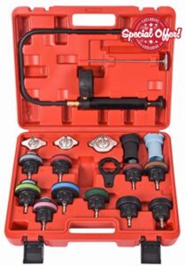 DHA 18pc Car Cooling System Radiator Pressure Tester Kit