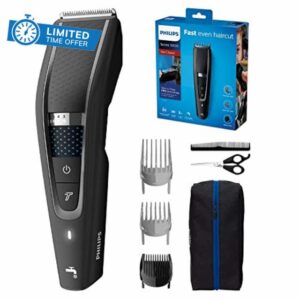 Philips Hair Clipper Series 5000 with Trim-n-Flow PRO Technology (Model HC5632/13)