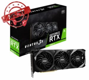 MSI GeForce RTX 3060 Ti VENTUS 3X 8GD6X OC Gaming Graphics Card - 8GB GDDR6X