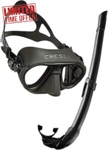 Cressi Calibro Corsica Professional Low Volume Snorkel Freediving Scuba Se