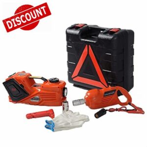 12V 5Ton Electric Hydraulic Car Jack Kit with Impact Wrench Lifting Car SUV Emergency Equipment Automotive Tools JIYAMI'EN EL