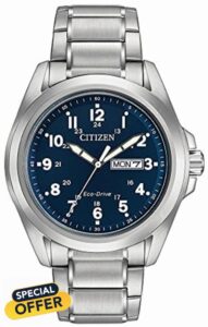 Citizen Eco-Drive Men's Bracelet with Blue Dial