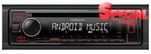 Kenwood KDC-130UR CD Car Radio with RDS (High Performance Tuner