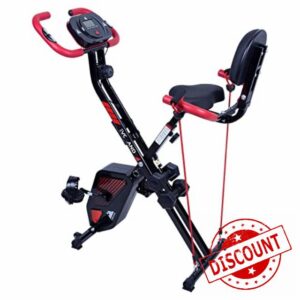 Mini Exercise Bike Pedal Exerciser Resistance Cycle Indoor Gym Black