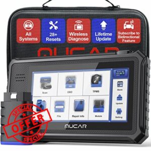 MUCAR VO6 Car Diagnostic Tool with 28 Free Maintenance Reset