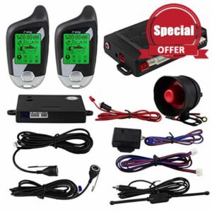 EASYGUARD 2 way car alarm system EC203 with LCD pager display
