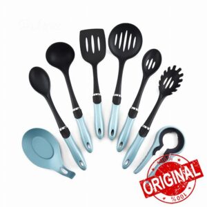 8pcs Nylon Cooking Tools Kitchen Utensils Set Quality Handles Cooking Tool Non Toxic Kitchen Gadgets Nonstick Cookware
