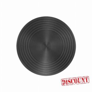 SJYDQ Round Defrosting Kitchen Gadget Physical Fast Thawing Plate Melting Ice Uniform Heating Tool Frozen Meat Gas Stove Energy-Saving (Color : Black