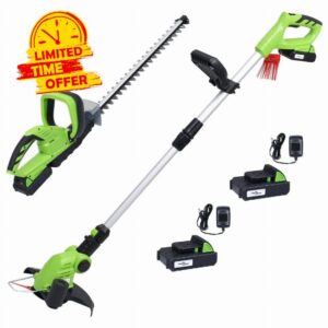 Furniture Set 2 Piece Cordless Garden Power Tool Set with Chargers&Batteries