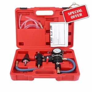 Qiilu Car Radiator Coolant System Vacuum Purge Coolant Refill Tool Kit Vacuum Purge & Refill Tool Car Air Conditioning Tools Equipme