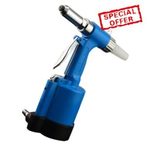 BYOKA Pneumatic Tool Air Hydraulic Riveter - Rivet Gun With Variable Nose Pieces Tools And Equipme