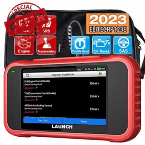 LAUNCH CRP123E obd2 code reader for 4 System (Engine ABS SRS AT) car diagnostic tool with 3 Reset service(Oil Reset