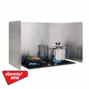 Anti Oil Splatter Guard Grease Screens Oil Baffle Wall Kitchen Gadgets Stainless Steel Folding Splashproof for Cooking Tools Splatter Screens 4 Sided Splatter Guard Anti Splatter Shield Guard