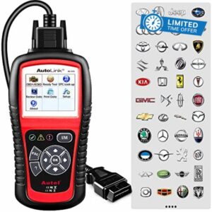 Autel AutoLink AL519 Universal OBD2 Reader Car Diagnostic Scanner Tool Vehicle Engine Fault Code Reader with Enhanced Mode 6