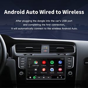 2023 AA Wireless Android Auto Dongle for OEM Factory Wired Android Auto Cars