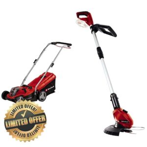 Einhell Power X-Change 18/33 Cordless Lawnmower & Power X-Change 18V Cordless Strimme