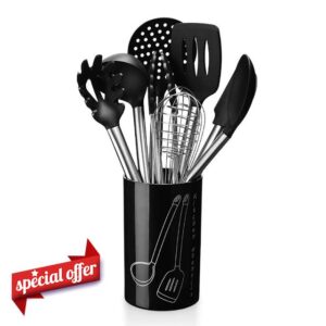 N/A Cookware Set Kitchen Utensils Cooking Sets Kitchen Kit Accessories Gadgets Tools Holder Box Nonstick Durable Kitchen Cookwares