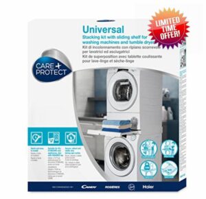 CARE+PROTECT Univeral Stacking Kit with Sliding Shelf for Wachine Machines and Dryers