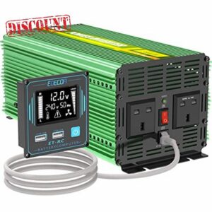 EDECOA 3000w Pro Power Inverter 12v to 240v Motorhome Voltage Converter 6000 Watts Peak
