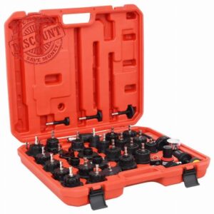 Hand Tools- Garage Equipment & Tools -32 Piece Universal Car Water Tank Pressure Gauge Se
