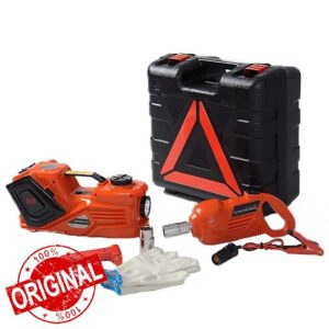 12V 5Ton Electric Hydraulic Car Jack Kit with Impact Wrench Lifting Car SUV Emergency Equipment Automotive Tools NMHWRHJ