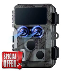2023 Version Native 4K 60MP 30FPS Wildlife Camera WiFi