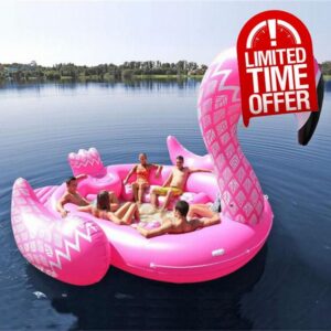 CZLABL Inflatable Giant Flamingo Pool Float