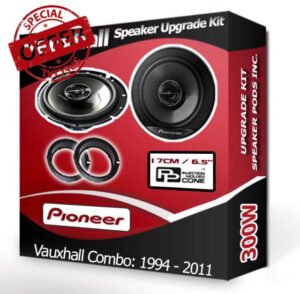 Combo Speaker upgrade Front Door Pioneer car speakers 6.5" 17cm 300W