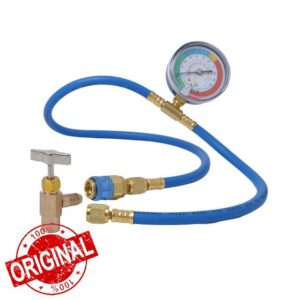 TAOTT Hose Refrigerant Air Conditioning Filling Equipment Auto Car Gauge Filling Fluorine Tube Refrigerants Measuring Pressure Tools