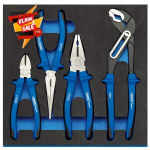 Draper 63263 Heavy Duty Plier 4 Piece Set in 1/2 Drawer Eva Insert Tray