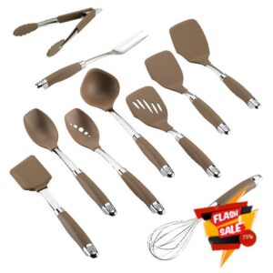 Anolon 47997 Tools Set/Nonstick Nylon Cooking Utensils/Kitchen Gadgets Includes Spoons