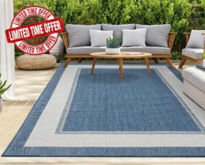 homeart Outdoor Rugs | Easy-Cleaning Indoor & Outdoor Area Rugs for Porch
