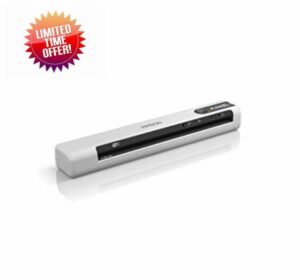 Epson WorkForce DS-80W Wi-Fi & Battery Mobile Business Scanner