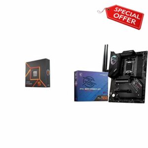 AMD R9 7900X CPU + MSI MPG B650 Carbon WiFi Motherboard - ATX - AM5-18 Duet Rail 90A Power Stage