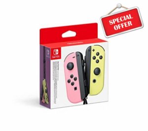 Joy-Con Pair Pastel Pink/Pastel Yellow (Nintendo Switch)