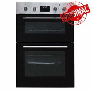 SIA DO112SS 60cm Stainless Steel Built-in Electric Double True Fan Programmable Oven With Digital Display