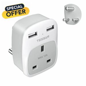 UK to South Africa Plug Adapter