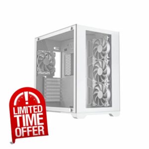 iONZ KZ-Z - PC Gaming Case Full ATX Mid Tower - Dual Chamber Dynamic Advanced Series