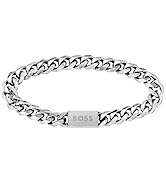 BOSS Jewelry Men's Chain Link Collection Chain Necklace - 1580142, (logo may vary)