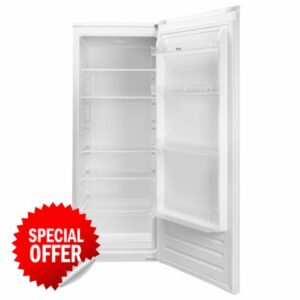 SIA Freestanding White Tall Larder Fridge Single Door 160L Energy F SLF144WH