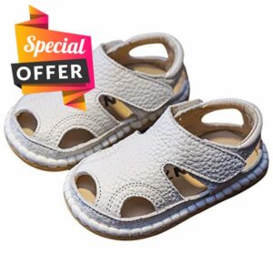 Summer Baby Sandals 0 3 Years Old Boy Toddler Shoes Soft Sole Baby Girl Leather Breathable Beach Shoes Jelly Shoes for Toddler Girls