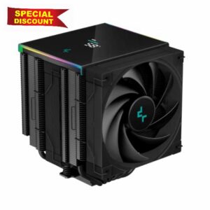 DeepCool AK620 DIGITAL CPU Air Cooler 260w TDP ALL-Black 6 Copper Heat Pipes Dual-Tower CPU Cooler