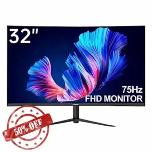 Gawfolk 32 Inch Curved Computer Monitor