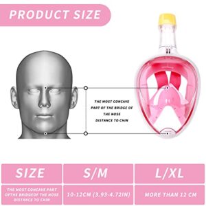 180° Panoramic Diving Mask Free Breath Snorkeling Mask with Camera Slot Professional Snorkel Set Adult Kid with Adjustable Strap Anti-fog and Leak-proof Snorkel Mask