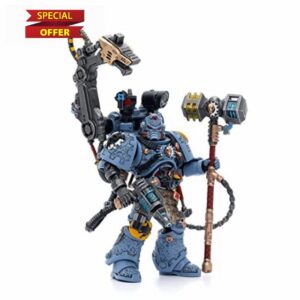 Bloomage Joytoy Tech - WH 40K - Space Wolves Iron Priest Jorin Fellhammer 1/18 Af