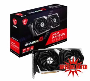 MSI Radeon RX 6650 XT GAMING X 8G Gaming Graphics Card - 8GB GDDR6
