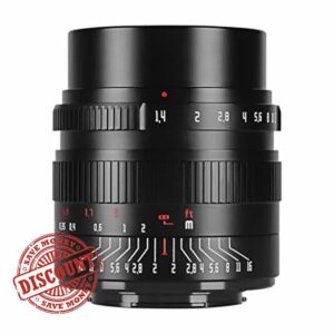 7artisans 24mm F1.4 APS-C Manual Prime Lens Large Aperture Compatible for Sony E-mount Mirrorless Cameras A6500 A6300 A6100 A6000 A5100 A5000 A9 NEX 3 NEX 3N NEX 5 NEX 5T NEX 5R NEX 6 7